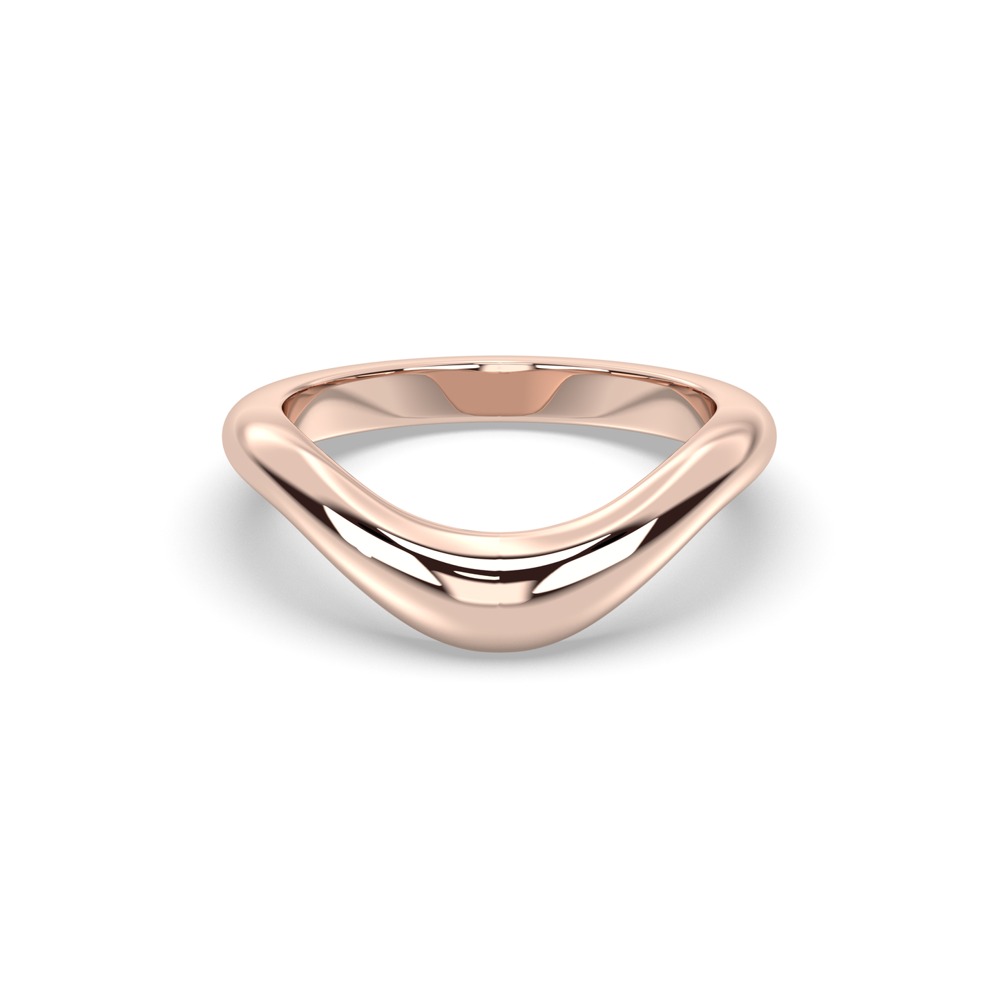 0.25 TCW Round Shaped Half Eternity Lab Grown Diamond Wedding Band