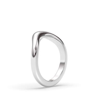 0.25 TCW Round Shaped Half Eternity Lab Grown Diamond Wedding Band