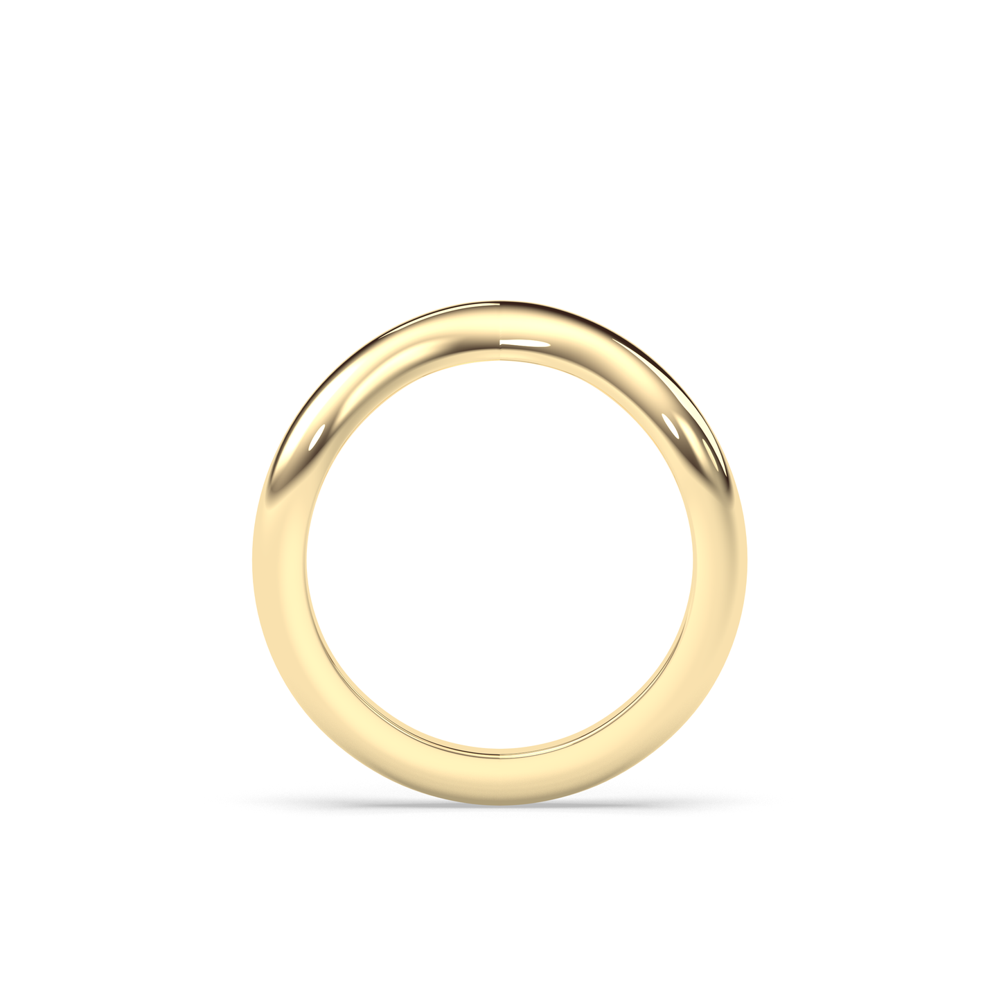 0.25 TCW Round Shaped Half Eternity Lab Grown Diamond Wedding Band