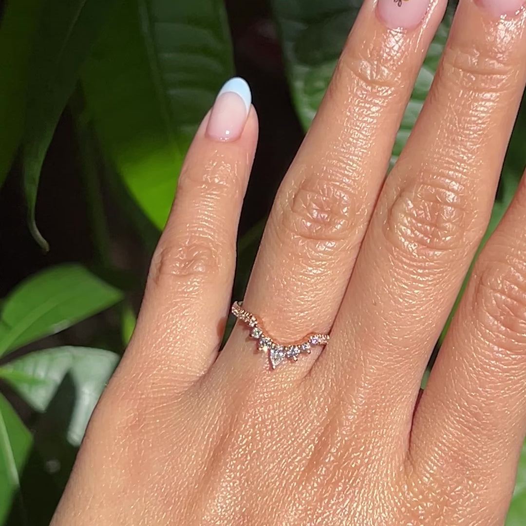 1.2 CT Oval Cut Vintage Cluster Lab Grown Diamond Bridal Ring Set