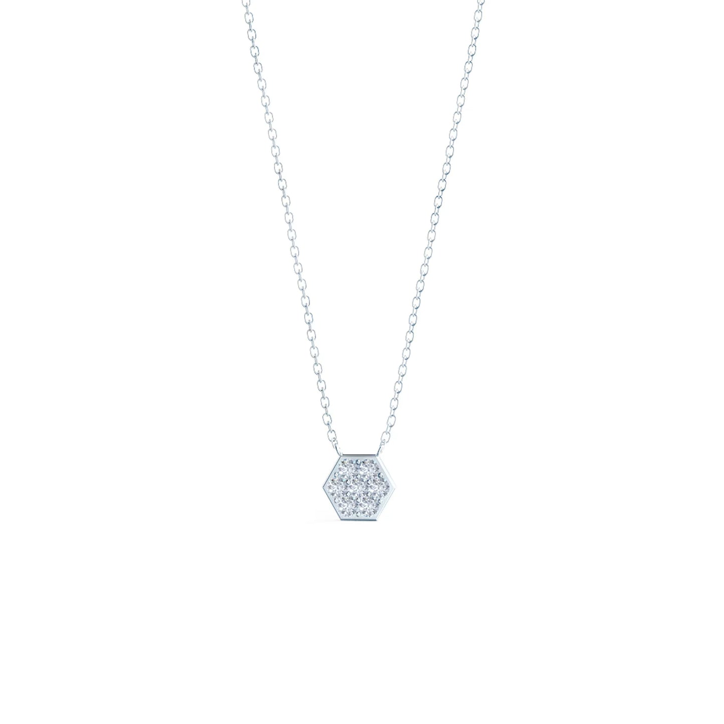 0.30 CT Round Moissanite Diamond Pendant Necklace in Solid Gold 7