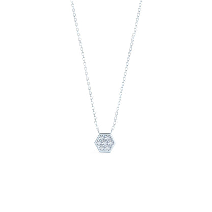 0.30 CT Round Moissanite Diamond Pendant Necklace in Solid Gold 7