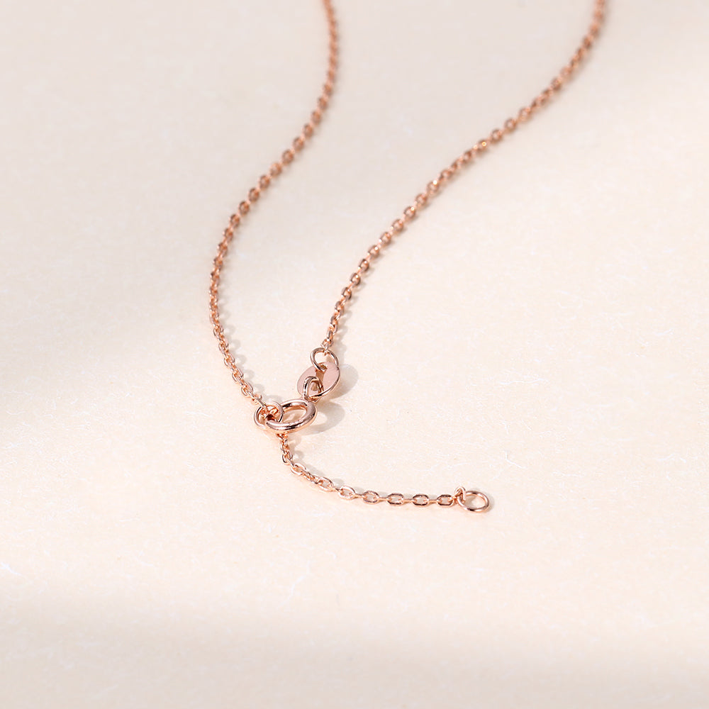 1.13 CT Oval Diamond Cluster Pendant Necklace in Solid Gold 4