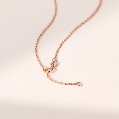 1.13 CT Round Diamond Cluster Pendant Necklace in Solid Gold 4