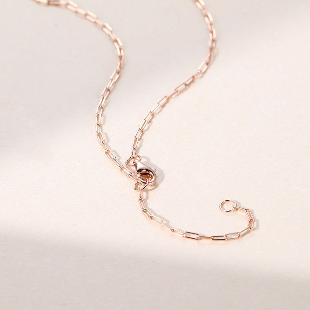 1.20 CT Oval Moissanite Diamond Milgrain Pendant Necklace in Solid Gold 4