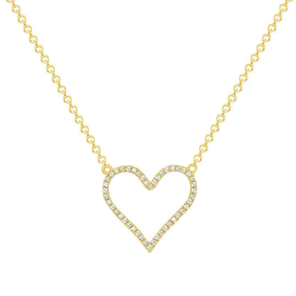 0.17 CT Moissanite Diamond Cross Pendant Necklace in Solid Gold 1