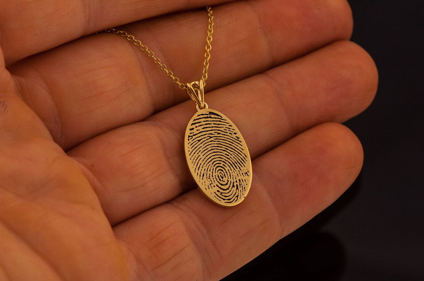 Fingerprint Custom Pendant Necklace