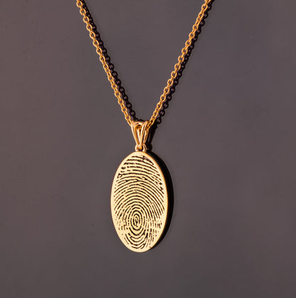 Fingerprint Custom Pendant Necklace