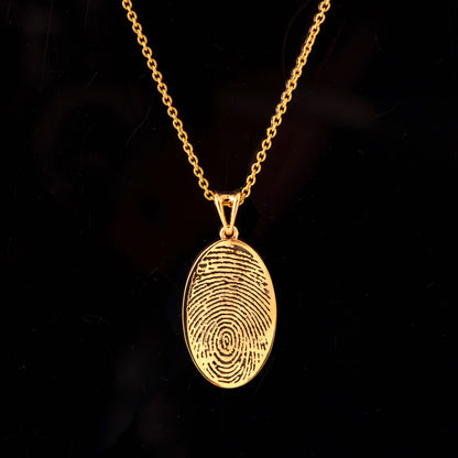 Fingerprint Custom Pendant Necklace