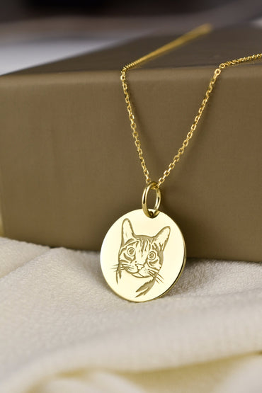 Pet Personalised Sketch Pendant