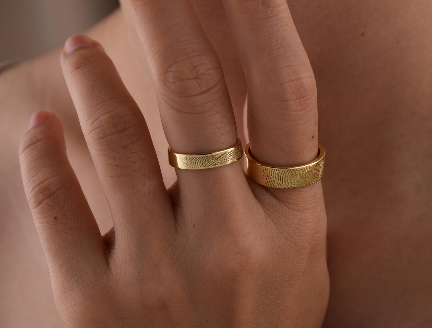 Fingerprint Wedding Band