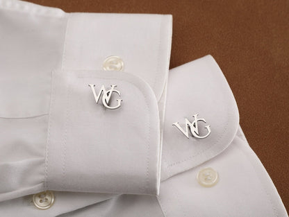 Initial Letter Cufflinks For Men