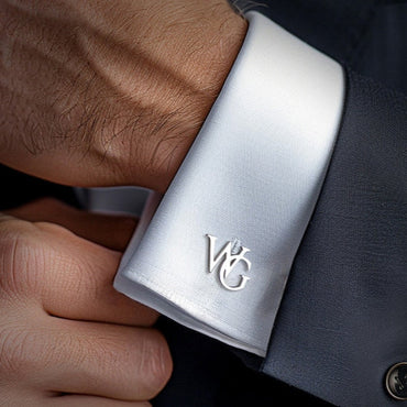 Initial Letter Cufflinks For Men