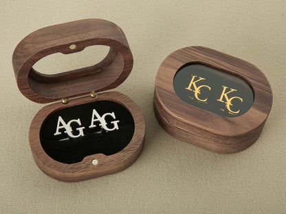 Initial Letter Cufflinks For Men