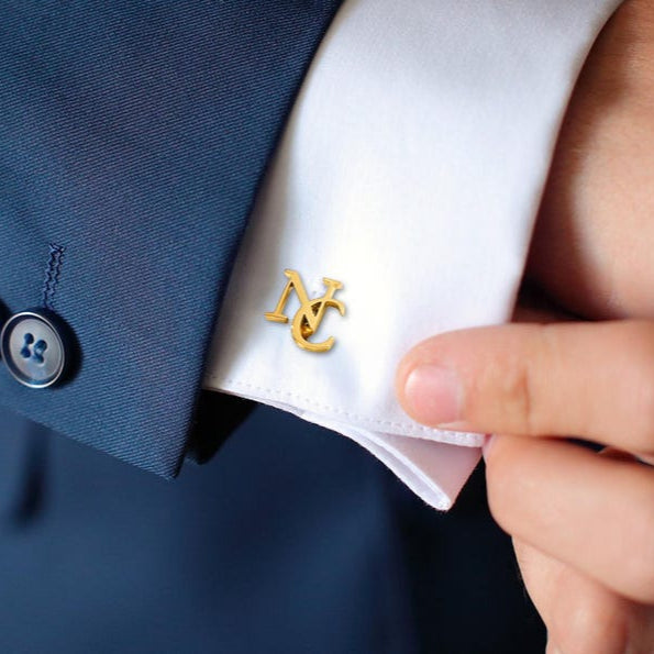 Initial Letter Cufflinks For Men
