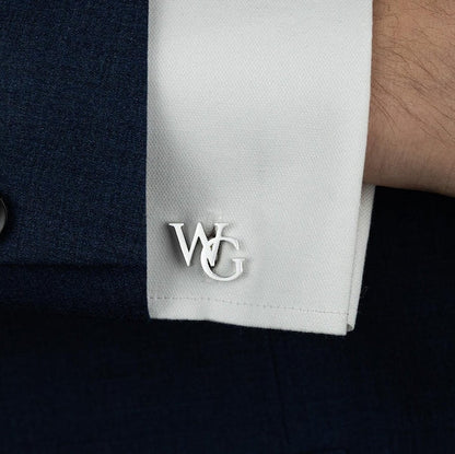 Initial Letter Cufflinks For Men