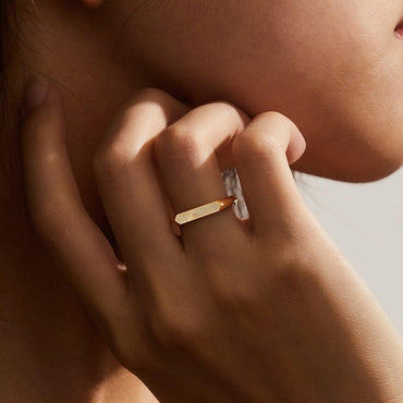 Fingerprint Wedding Band For Loved Ones