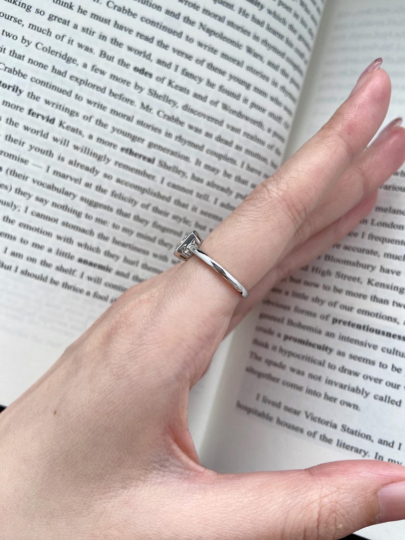 Marquise Shaped Three Stone Lab Grown Diamond Engagement Ring