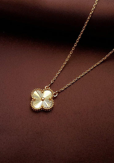 Clover Pendant Necklace For Men