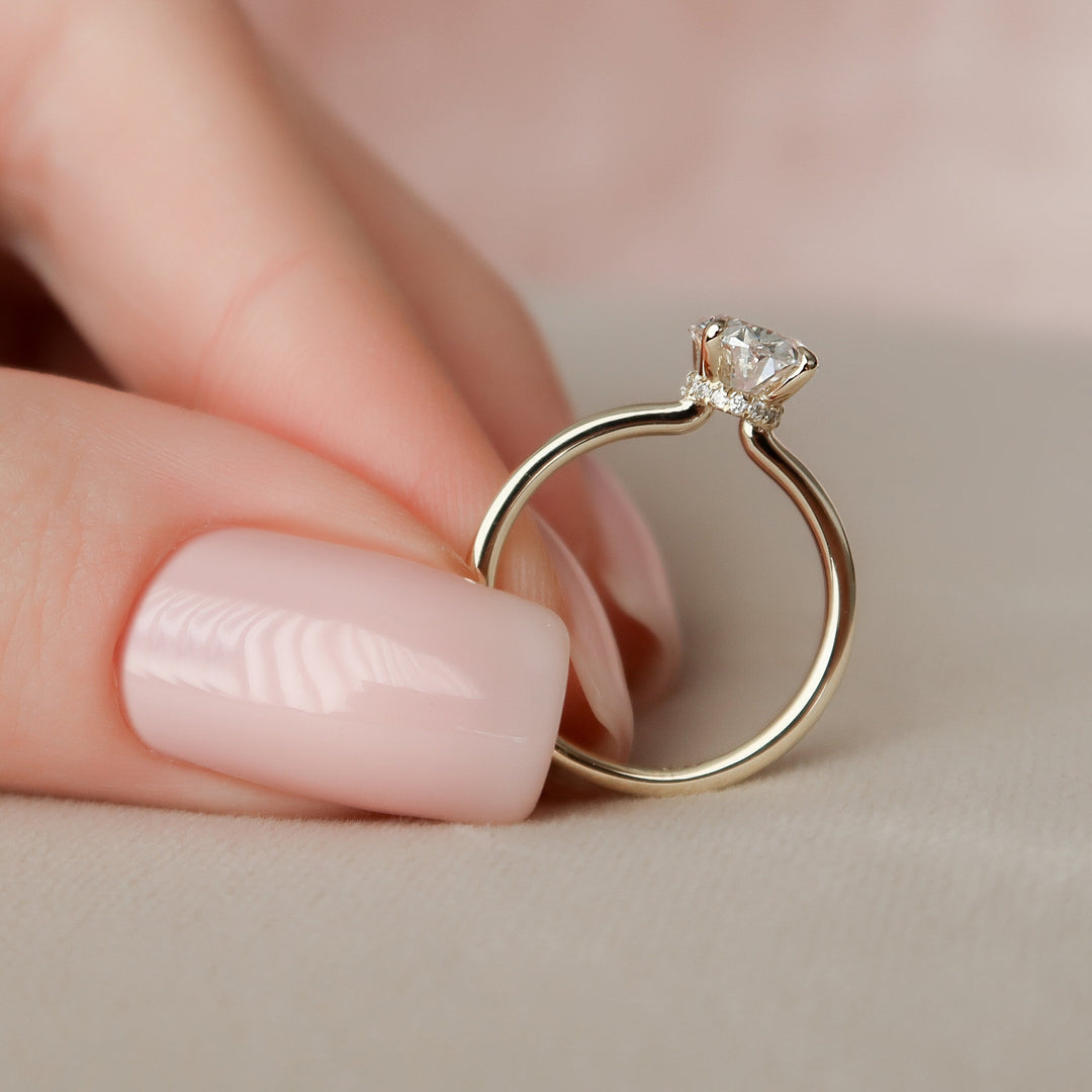 Marquise Cut Cluster Styled Lab Grown Bridal Ring Set