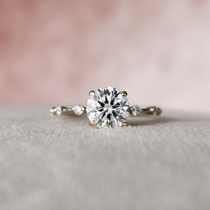 Marquise Cut Cluster Styled Lab Grown Bridal Ring Set