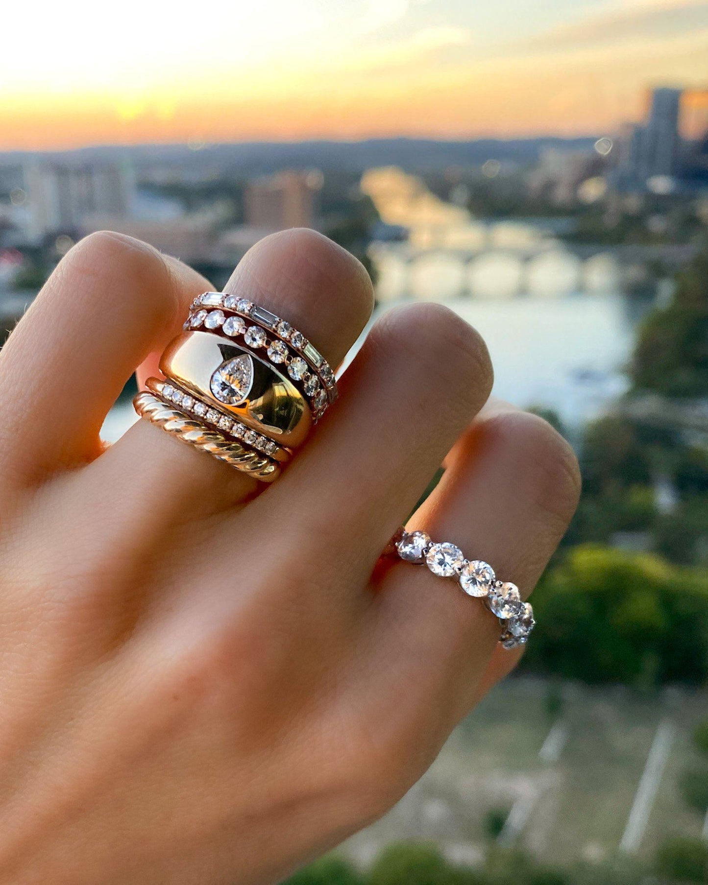 0.25 TCW Round Shaped Half Eternity Lab Grown Diamond Wedding Band