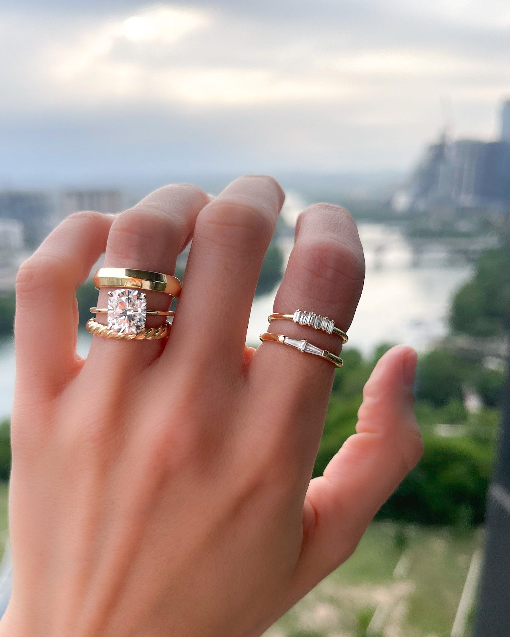 0.25 TCW Round Shaped Half Eternity Lab Grown Diamond Wedding Band