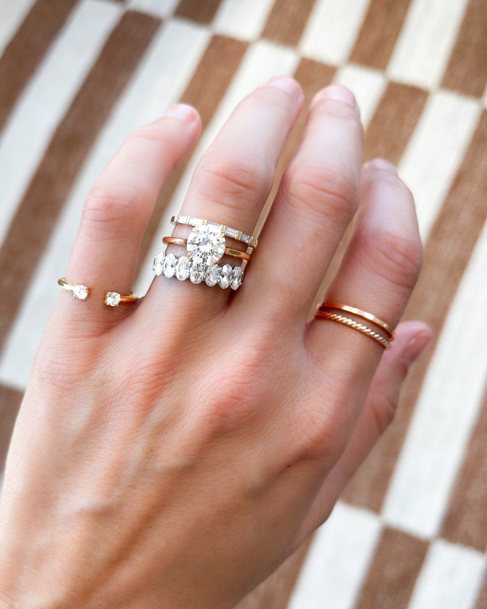 0.25 TCW Round Shaped Half Eternity Lab Grown Diamond Wedding Band