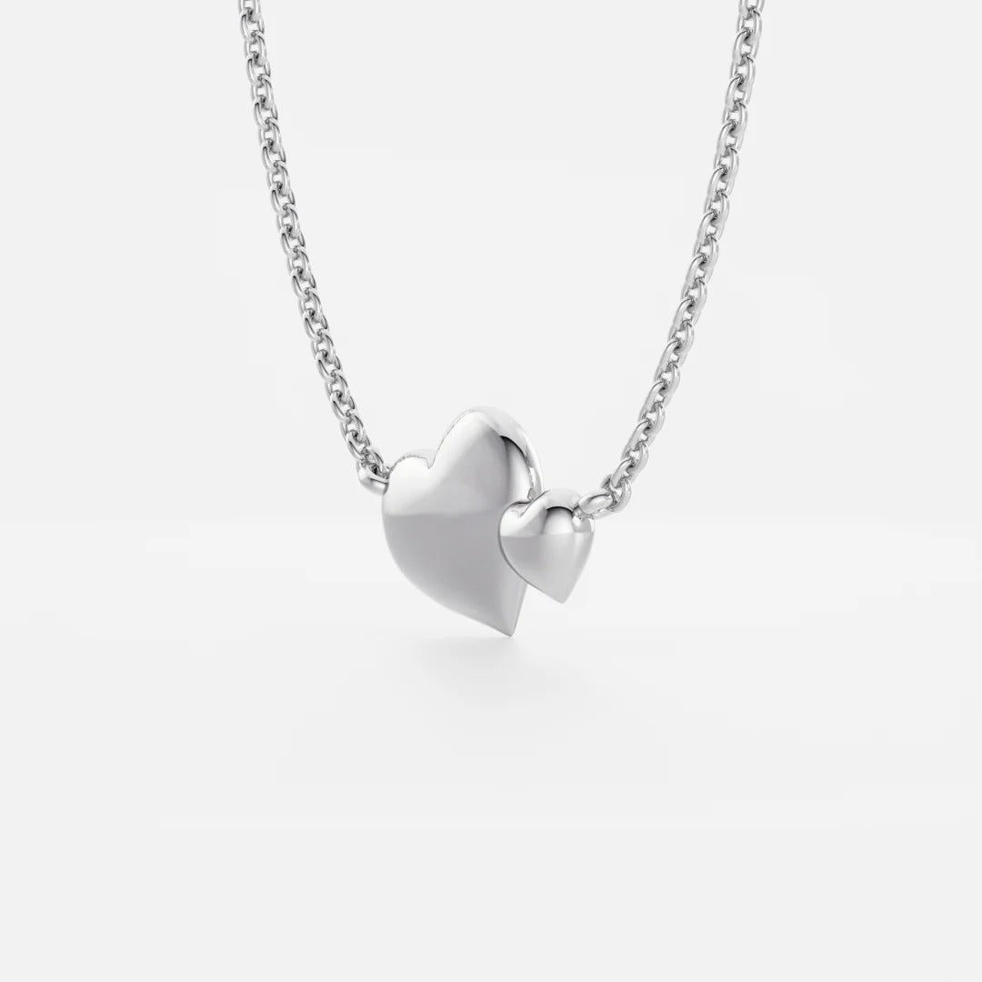 Contour Heart Necklace