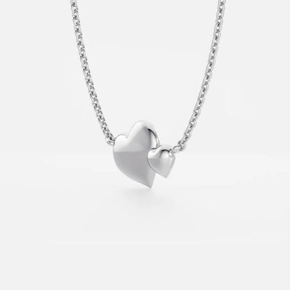 Contour Heart Necklace