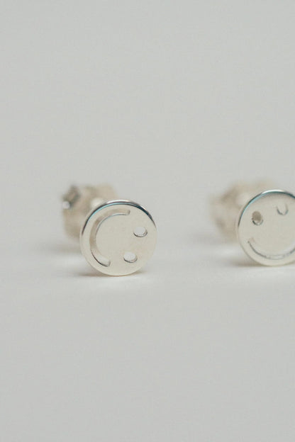 Smiley Stud Earrings