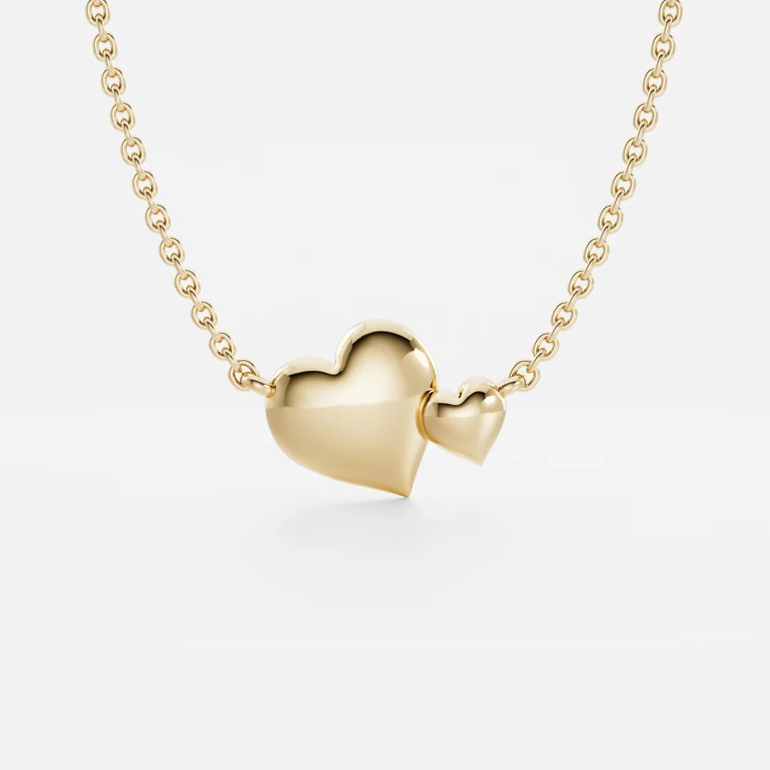 Contour Heart Necklace