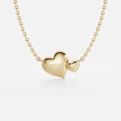 Contour Heart Necklace
