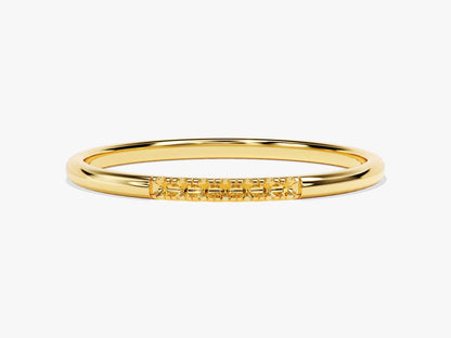Minimal Multi Birthstone Band
