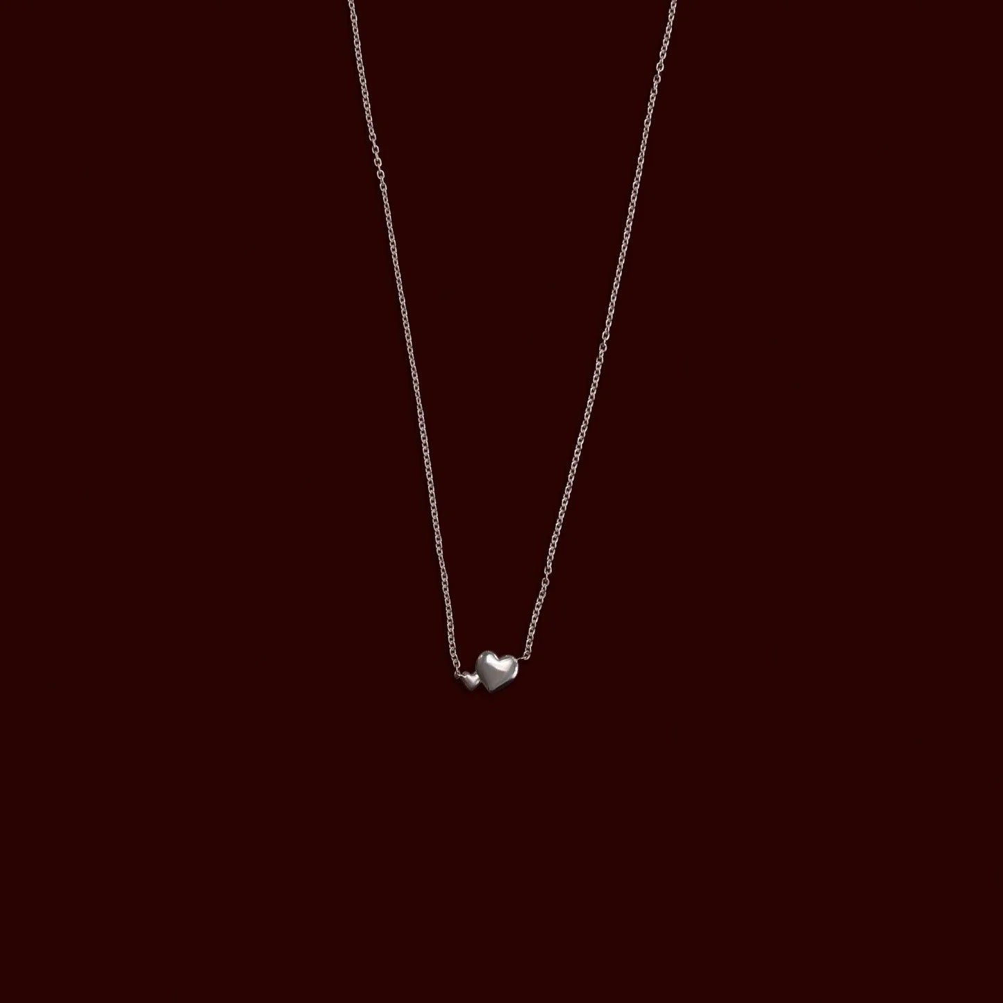 Contour Heart Necklace