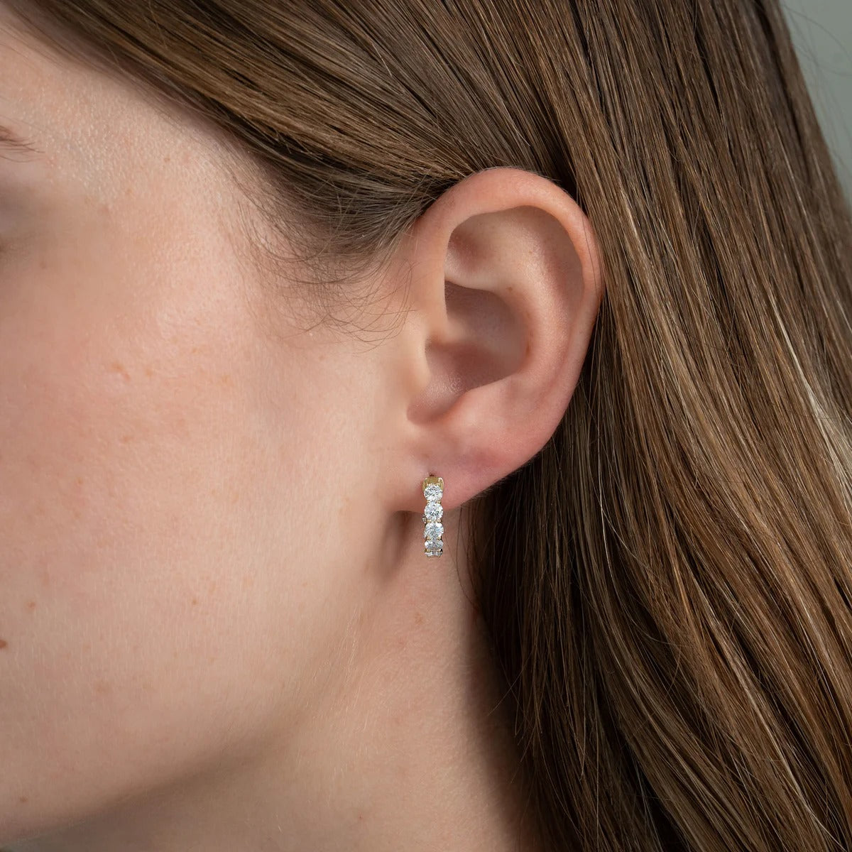 Eternity Hoop Earrings