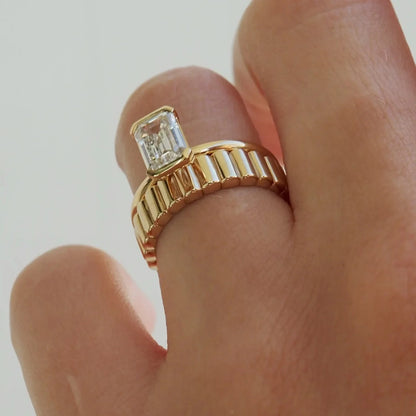 Textured Wedding Band