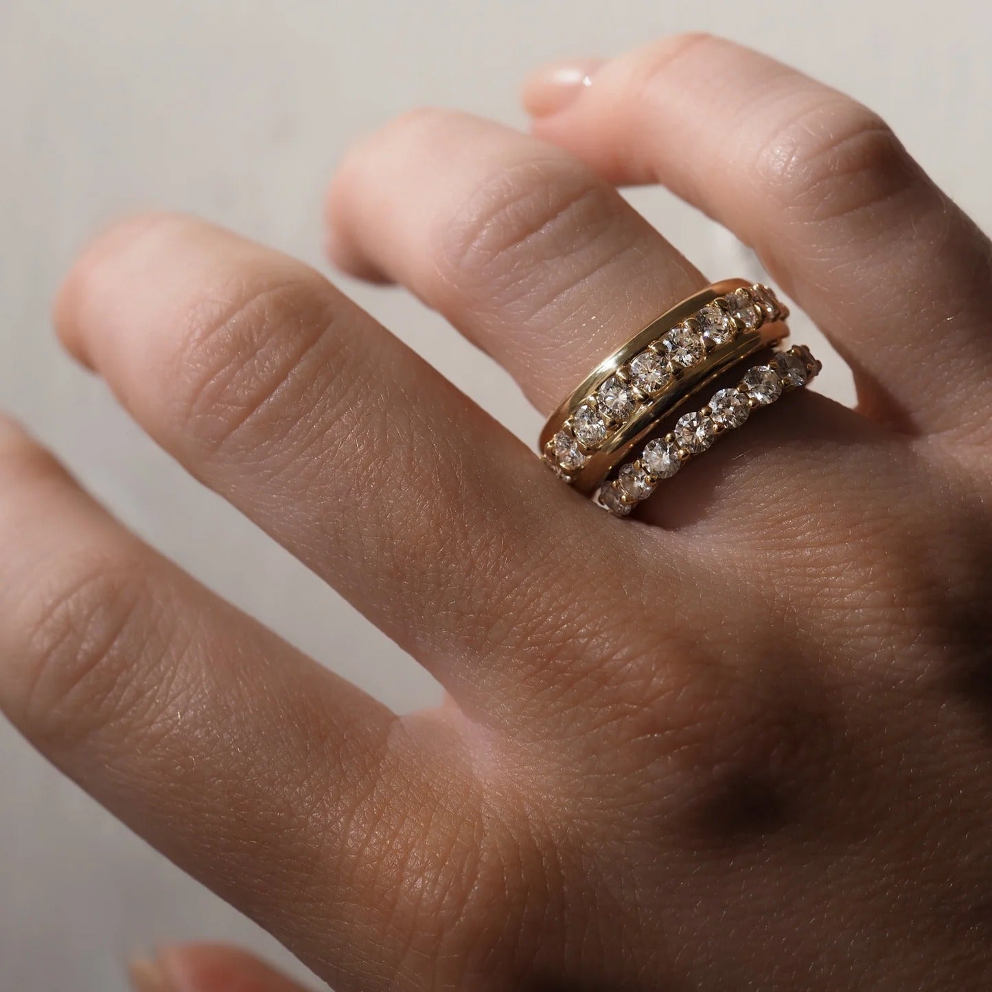 2.20 TCW Round Stones Channel Setting Lab Grown Diamond Wedding Band