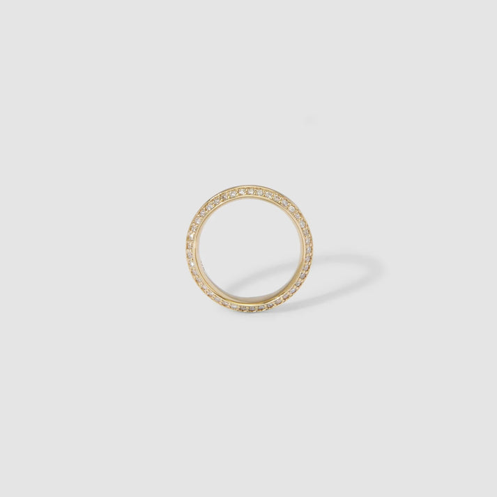 0.012 TCW Round Stones Lab Grown Diamond Wedding Band (US Size 4 Ready To Ship)