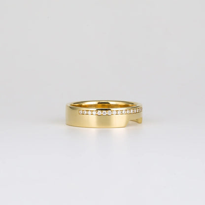 0.05 TCW Round Stones Channel Setting Lab Grown Diamond Wedding Band