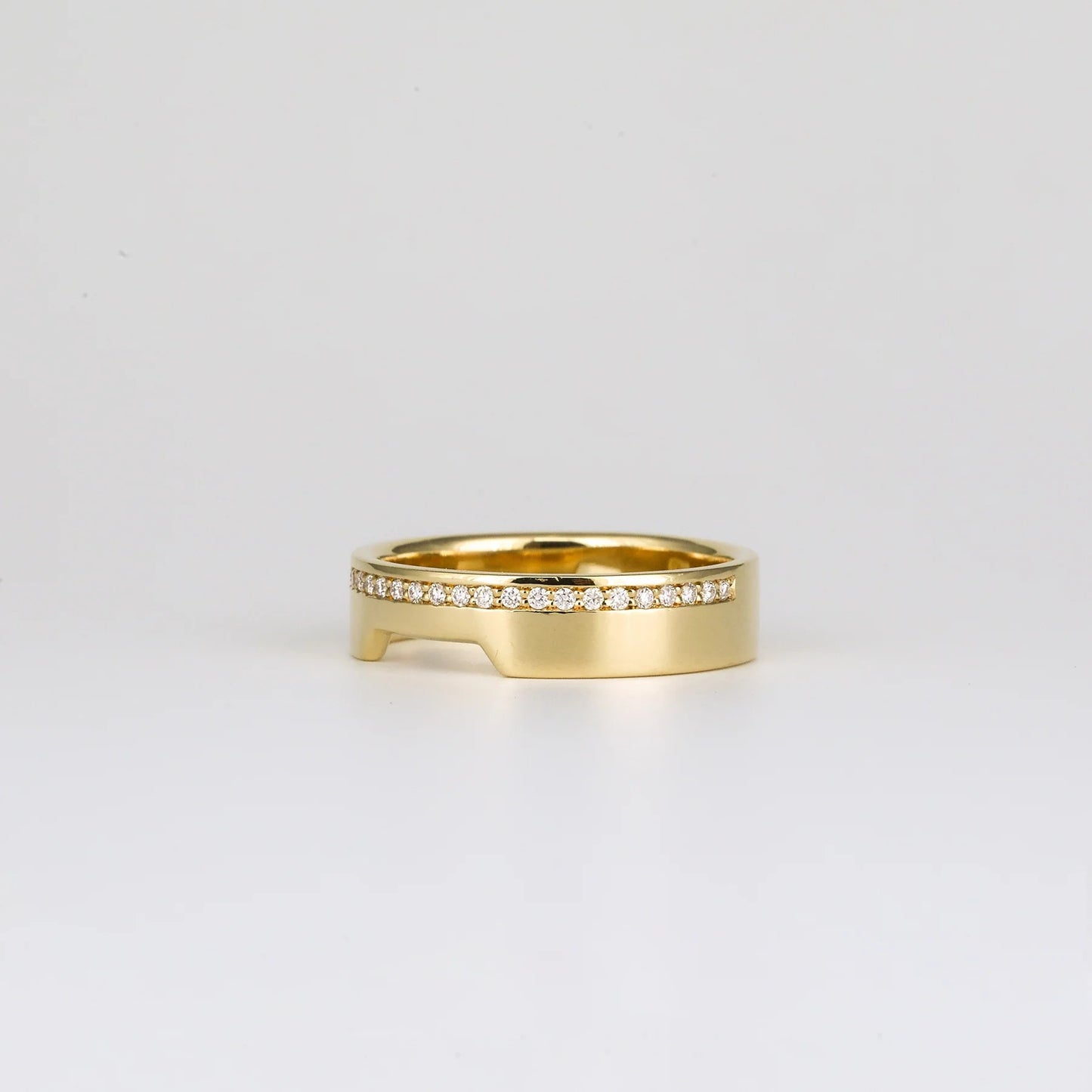 0.05 TCW Round Stones Channel Setting Lab Grown Diamond Wedding Band