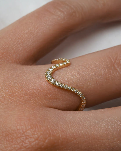 0.25 TCW Round Stones Half Eternity Stackable Lab Grown Diamond Wedding Band