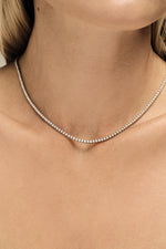 4.5 TCW Round Lab Grown Diamond Tennis Necklace