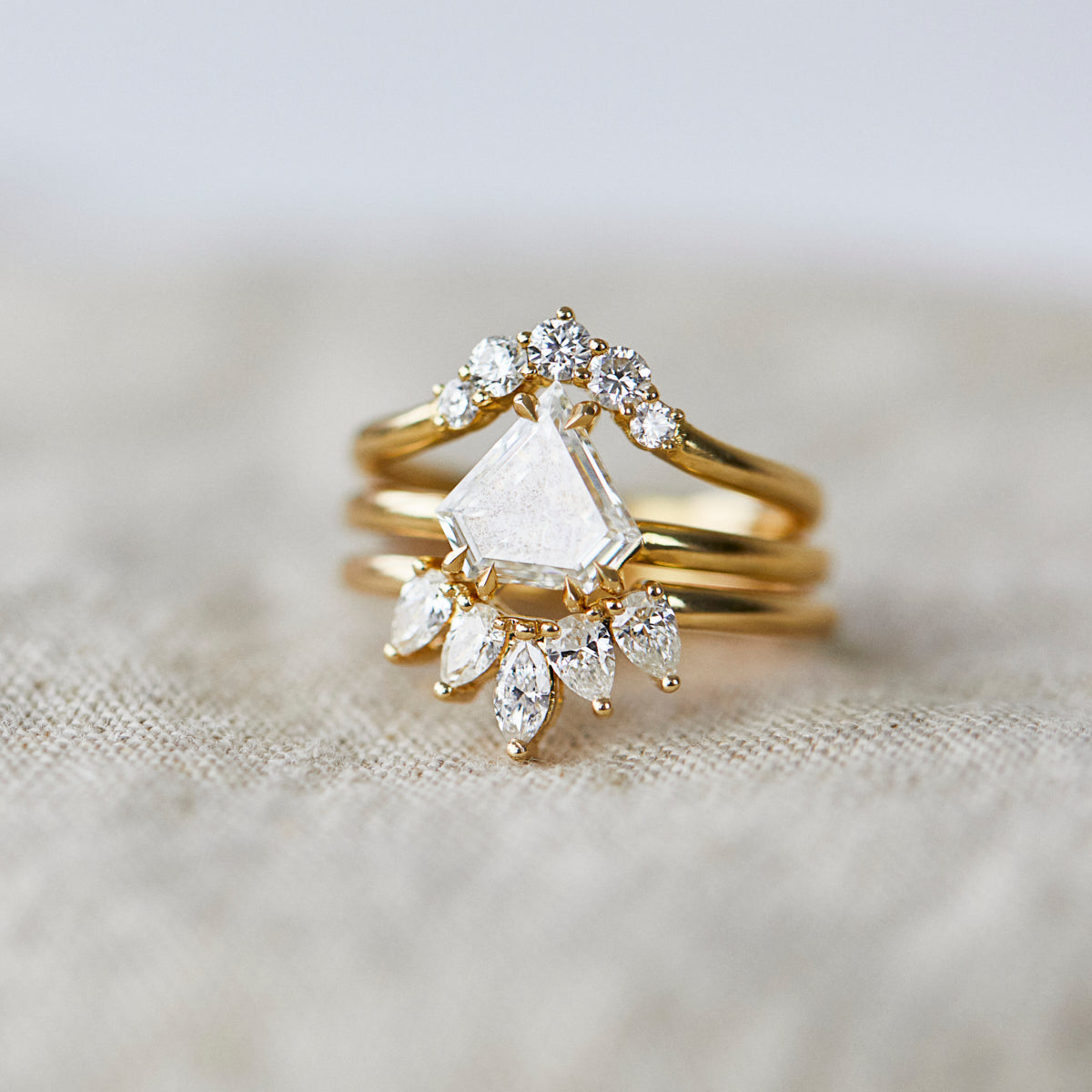 0.25 TCW Round Shaped Half Eternity Lab Grown Diamond Wedding Band