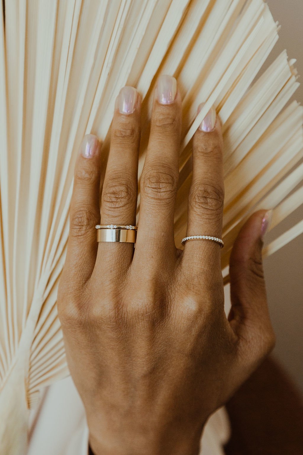 0.25 TCW Round Shaped Half Eternity Lab Grown Diamond Wedding Band