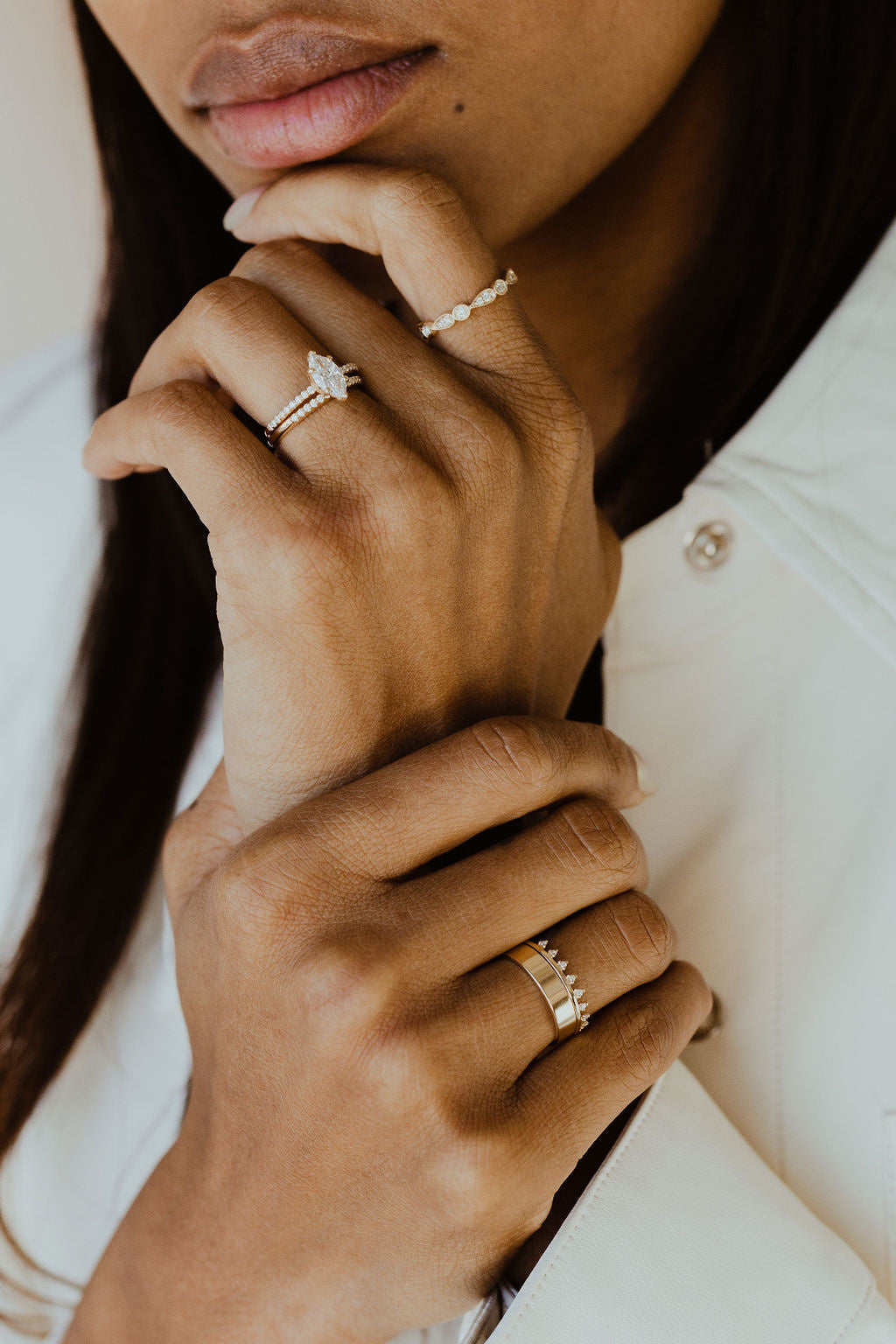 0.25 TCW Round Shaped Half Eternity Lab Grown Diamond Wedding Band