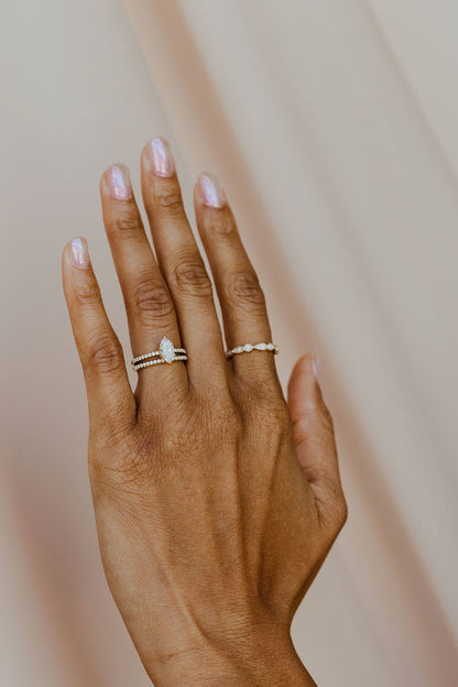 0.25 TCW Round Shaped Half Eternity Lab Grown Diamond Wedding Band