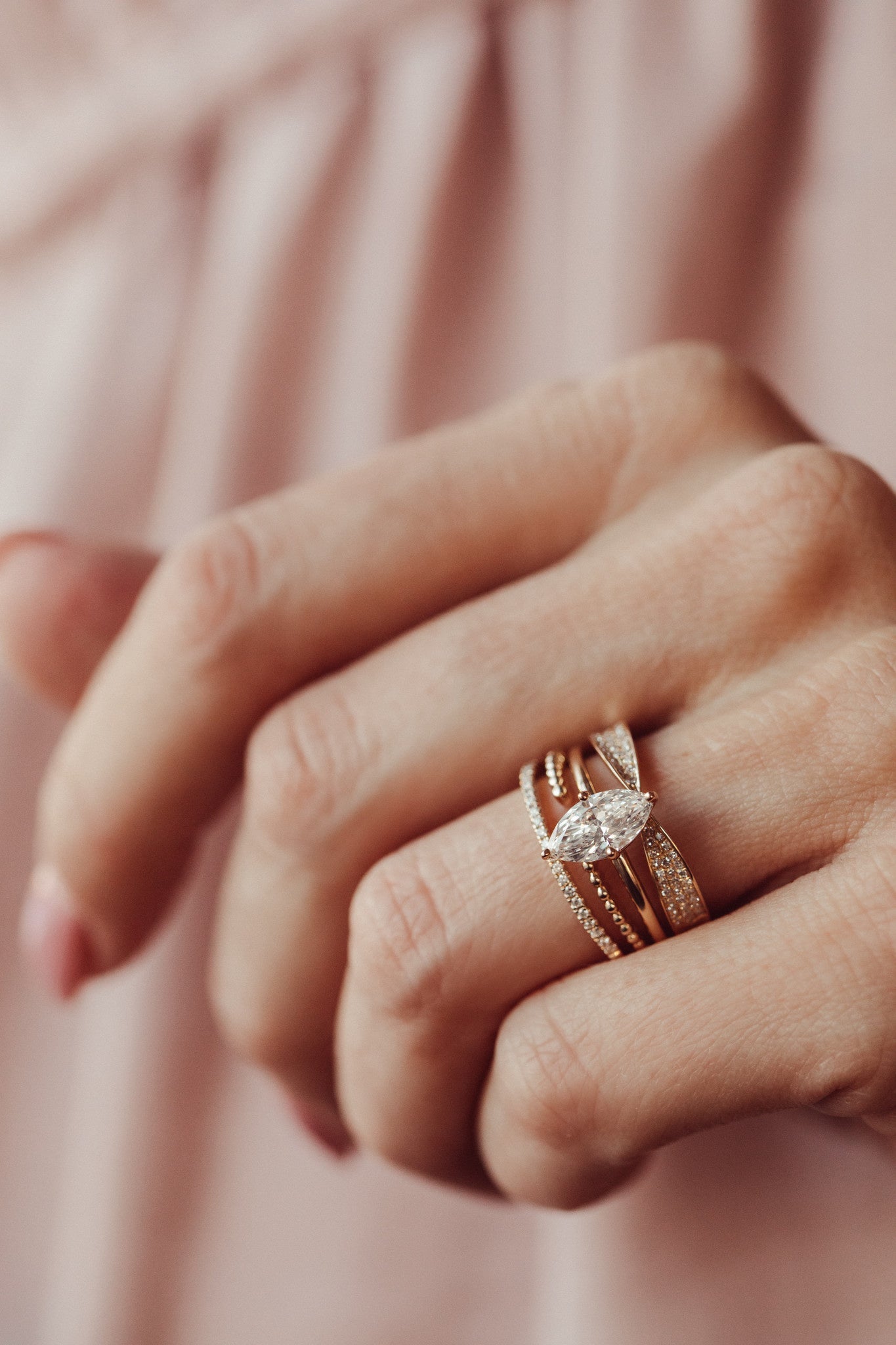 0.25 TCW Round Shaped Half Eternity Lab Grown Diamond Wedding Band