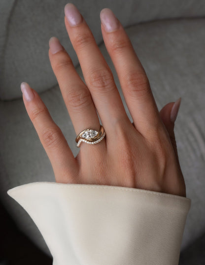 0.25 TCW Round Minimal Pave Lab Grown Wedding Band