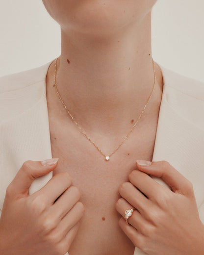 Marquise Shaped Three Stone Lab Grown Diamond Engagement Ring